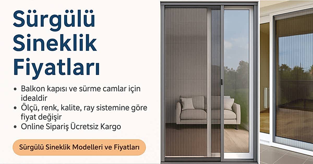 Sürgülü Sineklik Fiyatları